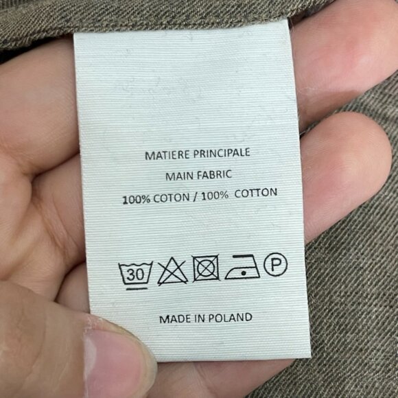 Vanessa Bruno Women's Tan Brown Long Sleeve Boat Neck Blouse Size 40 / 8 US - Picture 9 of 10